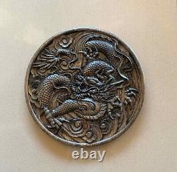 14 Asian Chinese Dragon Carved Wood Wall Art Feng Shui Decor Plaque Panel