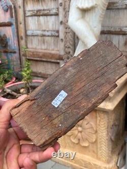 1700 Ancient Old Wood Hand Fine Carved Stand Base Bracket Panel