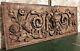 17th Angel Scroll Leaf Wood Carving Panel Antique French Architectural Salvage