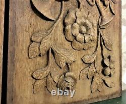 17th century 2 music trophy carving panel Antique french architectural salvage