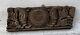 1850's Ancient Wooden Hand Carving Fine Beautiful Leaf Design Small Wall Panel