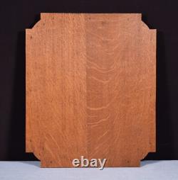 19 Tall Antique French Solid Oak Panel Highly Carved Hunting Theme with Bird