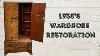 1930 S Walnut Burl Wardrobe Restoration Ecoflow Delta2