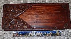 19TH C. Antique Carved Wood Panel, Scheak Collection, Brantford Museum #W64