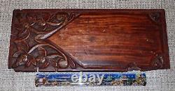 19TH C. Antique Carved Wood Panel, Scheak Collection, Brantford Museum #W64