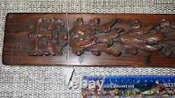 19TH C. Carved Wood Panel Scheak Collection, Brantford Museum #W61