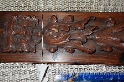 19TH C. Carved Wood Panel Scheak Collection, Brantford Museum #W61