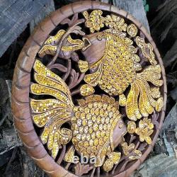 1pc Wall Art Wooden Panels Thai Figure With Handmade Size 60cm