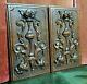 2 Griffin Scroll Leaves Carving Panel Antique French Architectural Salvage 13