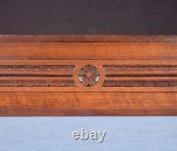 24 Antique French Carved Architectural Panel Walnut Wood Trim Salvage