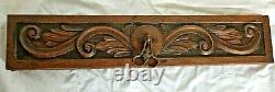 24 Antique French Carved Wood Pediment Drawer Front Panel Salvage