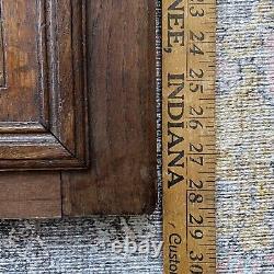 28 Tall Hand Carved French Antique Oak Renaissance Medieval Scene Wood Panel