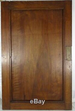 29.5 Large French Antique Architectural Carved Solid Walnut Wood Door Panel