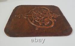 3 Antique Floral Scroll Flourish Carved Wood Carving Cabinet Panel Fluer De Lis