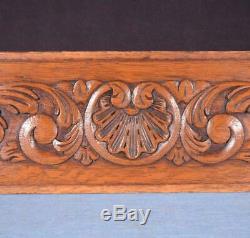 31 French Vintage Carved Architectural Panel Solid Oak Wood Trim