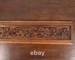 32 Antique Gothic Revival Hand Carved Panel/Trim in Oak (2)