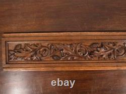 32 Antique Gothic Revival Hand Carved Panel/Trim in Oak (2)