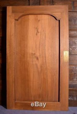 34 Tall French Antique Deep Carved Panel With Louis XVI Flowers in Walnut Wood