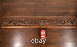 42 Antique Gothic Revival Hand Carved Panel/Trim in Oak (lot C)