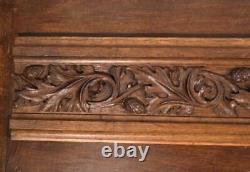 42 Antique Gothic Revival Hand Carved Panel/Trim in Oak (lot C)