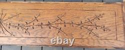 46 French Antique Wood Carved Architectural Panel Pediment Solid Oak Walnut