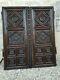 50, Antique French, Pair Of Door, Panel, Carved, Oak, Wood, 17th
