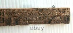 80-100 Yrs Old Vintage Hand Carved Wooden Wall Panel Antique Wall Decor