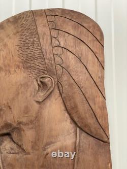 A Stunning Large Carved panel in wood 34.17 inch high