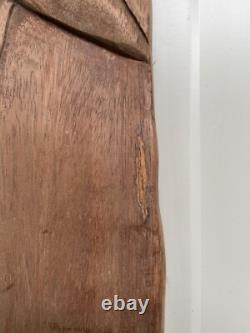 A Stunning Large Carved panel in wood 34.17 inch high