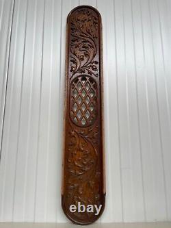 A Stunning X- large Jugendstil / Art nouveau carved panel in wood (2) 44.40 inch