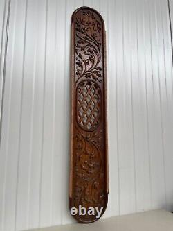 A Stunning X- large Jugendstil / Art nouveau carved panel in wood (2) 44.40 inch