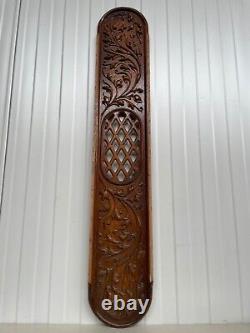 A Stunning X- large Jugendstil / Art nouveau carved panel in wood (2) 44.40 inch