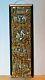 Antique 19c Chinese Wood Carved Gilt Lacquered Pierced Panel, Bottle Scene