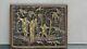 Antique 19c Chinese Wood Carved Relief Gilt Lacquered Pierced Panel