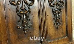 Acanthus scroll leaves carving panel Antique french architectural salvage 22