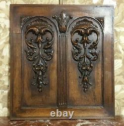 Acanthus scroll leaves carving panel Antique french architectural salvage 22