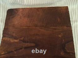 African Tribal Relief Carved Wood Panel Wall Art Storyboard Carving