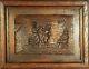 Amazing Ca. 1880 French Quimper Hand Carved Oak Wooden Bretons Panel/plaque