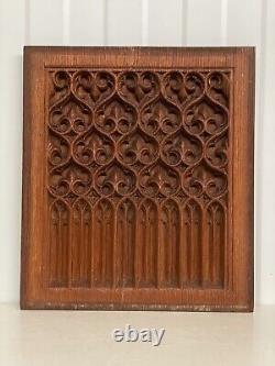 An Exceptional Gothic Revival Carved panel in oak circa 1900