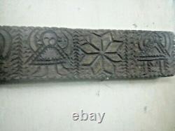 Ancient Wood Fine Hand Carved Hindu God Ridhi-sidhi & More Figuer Door Panel