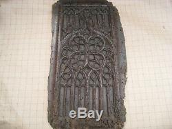 Antique 15th Or 16th Century French Gothic Carved Tracery Panel