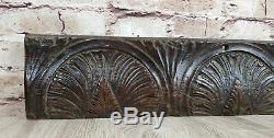 Antique 18th century Carved Oak Wooden Wood treen Medieval gothic Style Panel