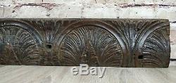 Antique 18th century Carved Oak Wooden Wood treen Medieval gothic Style Panel