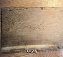 Antique African Relief Hand Carved Wood Panel 11X25 SEE DESCRIPTION