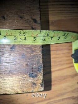 Antique African Relief Hand Carved Wood Panel 11X25 SEE DESCRIPTION