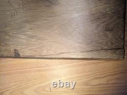 Antique African Relief Hand Carved Wood Panel 11X25 SEE DESCRIPTION