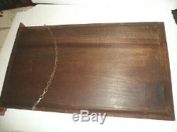 Antique Black Forest Carved Wood Panel