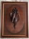 Antique Black Forest Hand Carved Wood Game Birds Hunting Trophy Wall Hanging
