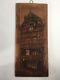 Antique British Carved Wood Relief Panel God's Providence Chester English Art
