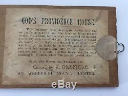 Antique British Carved Wood Relief Panel God's Providence Chester English ART